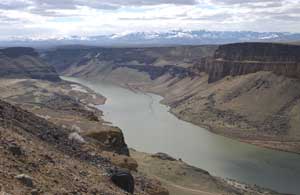 Image-Snake River canyon. Click image for larger view.